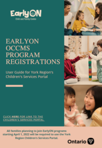 Manual EarlyON Manual Title Page